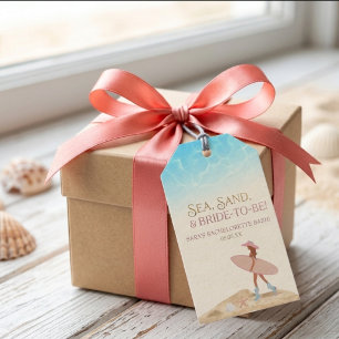 Bachelorette coastal Cowgirl Boots Nash Bash Gift Tags