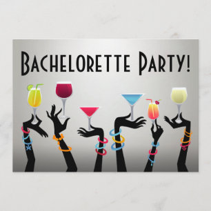 Bachelorette Cocktail Party Invitation