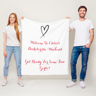 BACHELORETTE FLEECE BLANKET