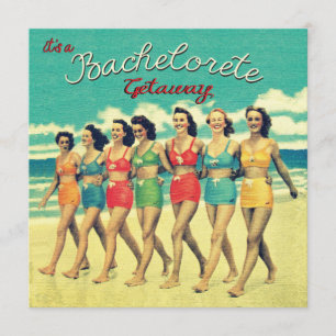 Bachelorette Getaway Party Invitations