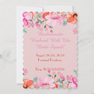 BACHELORETTE INVITATION