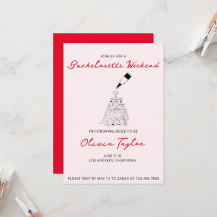 Bachelorette Invitation