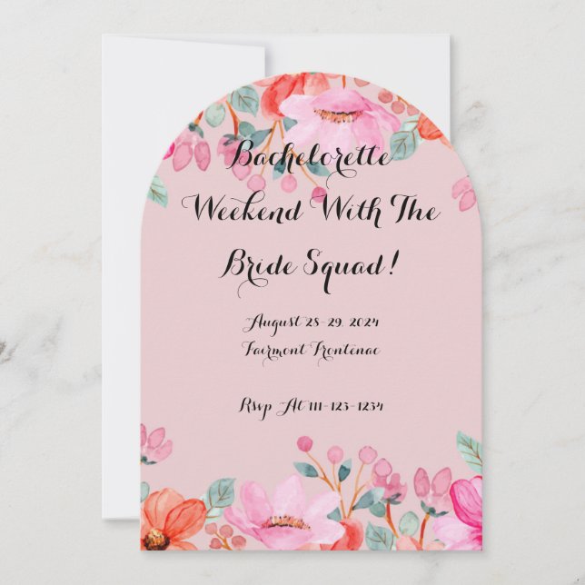 BACHELORETTE INVITATION (Front)