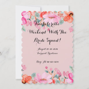 BACHELORETTE INVITATION