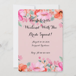 BACHELORETTE INVITATION