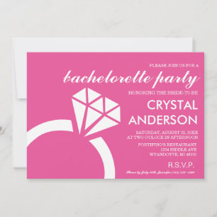 Bachelorette Invitations Weddings