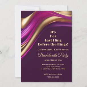 Bachelorette-Its Her Last Fling Before the Rings- Invitation