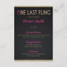 Bachelorette or Hens Party Details