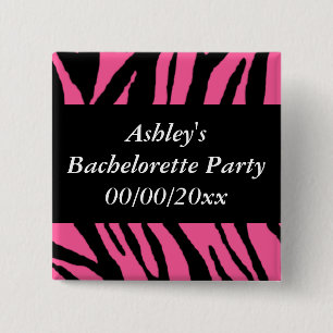Bachelorette Party 15 Cm Square Badge