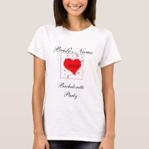Bachelorette Party, 2009 T-Shirt Template