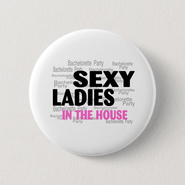 Bachelorette Party 6 Cm Round Badge (Front)