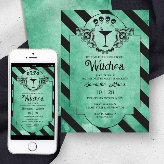 Bachelorette Party Adult Halloween Invitations (Creator Uploaded)