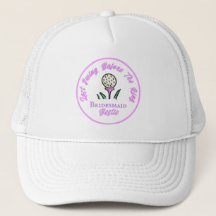 Bachelorette Party, Bridal Shower Lavender Purple Trucker Hat