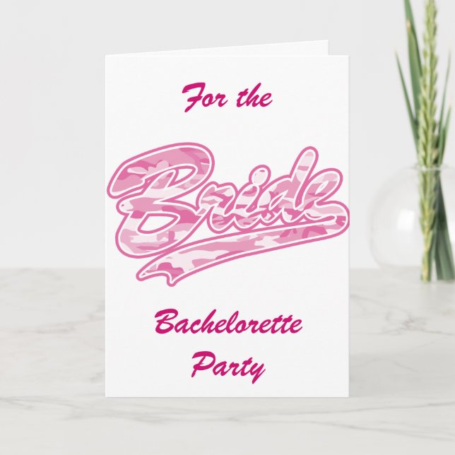 Bachelorette Party/Bride Invitation (Front)