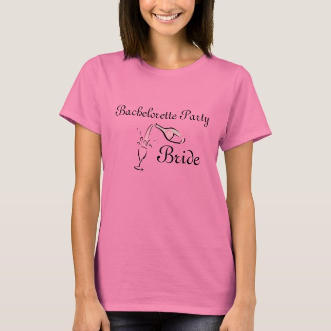 Bachelorette Party Bride T-shirt (Front)