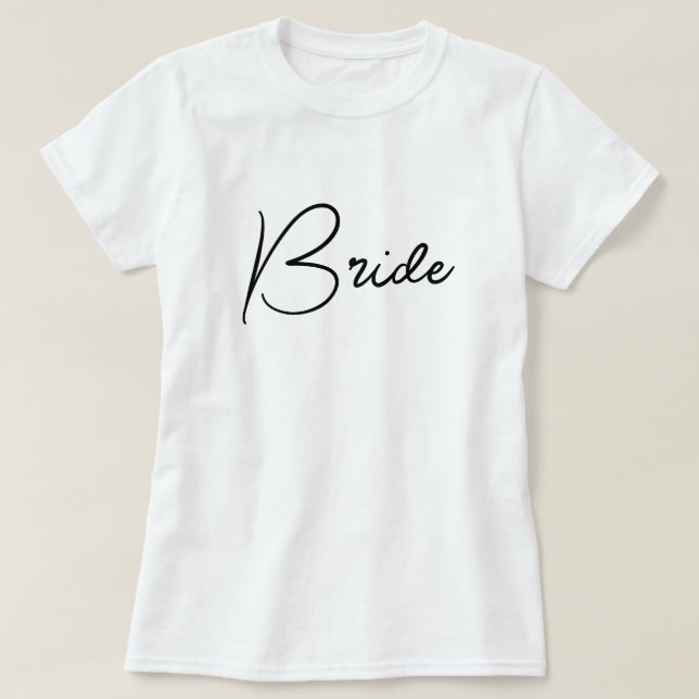 Bachelorette Party Bride T-Shirt (Design Front)