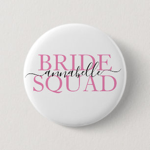 Bachelorette Party Bridesmaid Bride Squad  6 Cm Round Badge