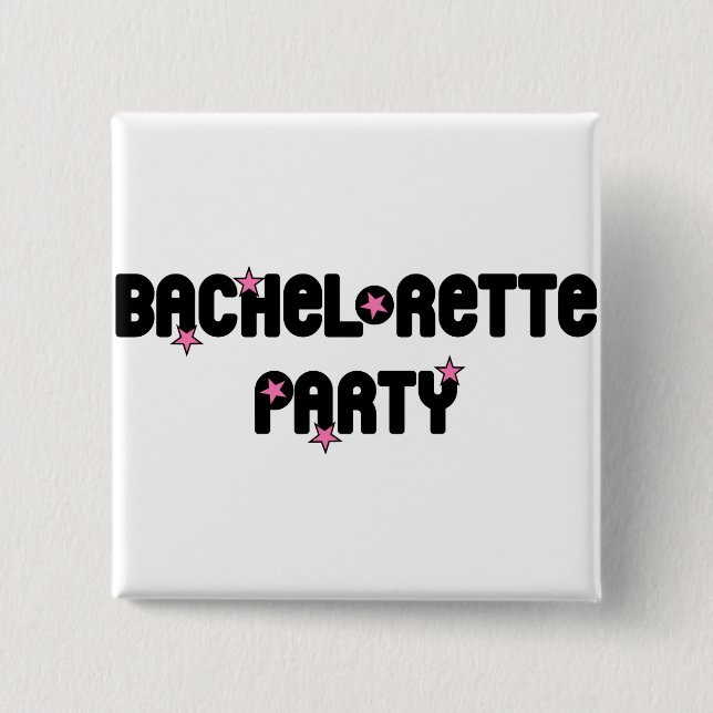 Bachelorette Party button (Front)