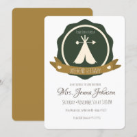 Bachelorette Party Camping Weekend Tent Badge