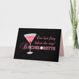 Bachelorette Party Card