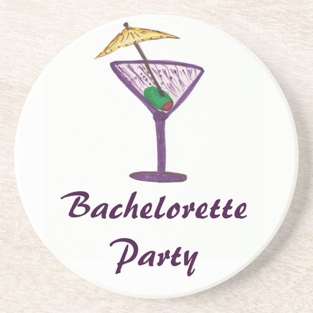 Bachelorette Party Coaster (Front)