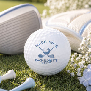 Bachelorette Party Custom Coastal Bride Golf Favou Balls