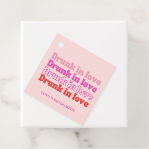 Bachelorette Party Favour Bag Tag Drunk in Love