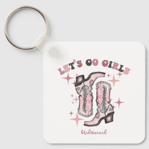 Bachelorette Party Favour Let's Go Girls Key Ring