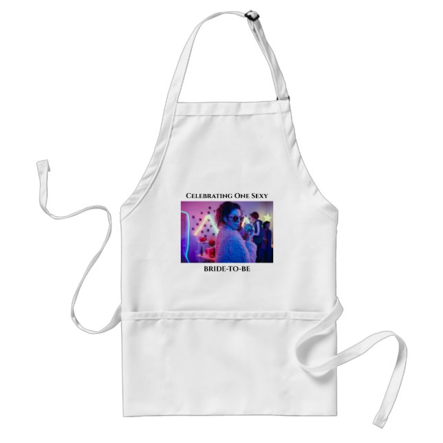 Bachelorette Party Funny Bride Photo  Standard Apron (Front)