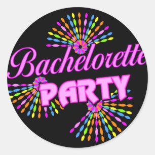 Bachelorette Party Gift Classic Round Sticker