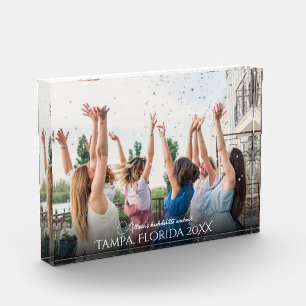 Bachelorette Party Girl's Weekend Memory Souvenir Photo Block