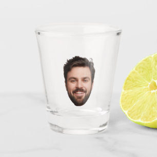 Bachelorette Party Groom Face Decorations, Groom  Shot Glass