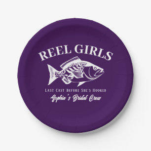 Bachelorette Party Hawaiian Fisherman Style Paper Plate