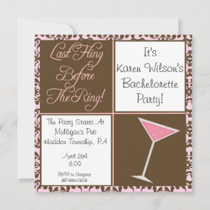 Bachelorette Party Invitation