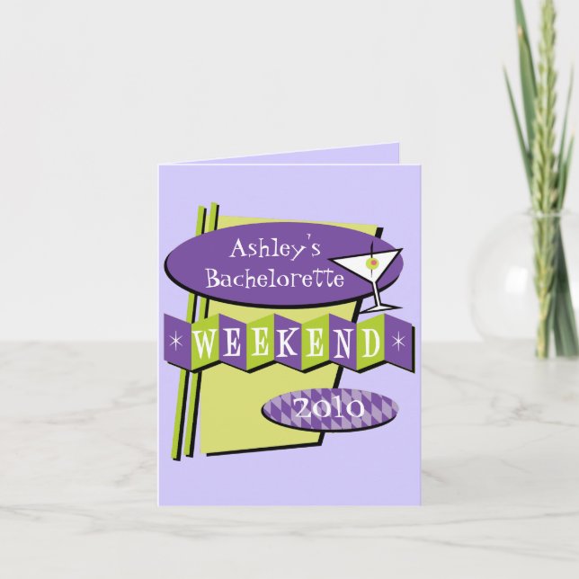 Bachelorette Party invitation (Front)