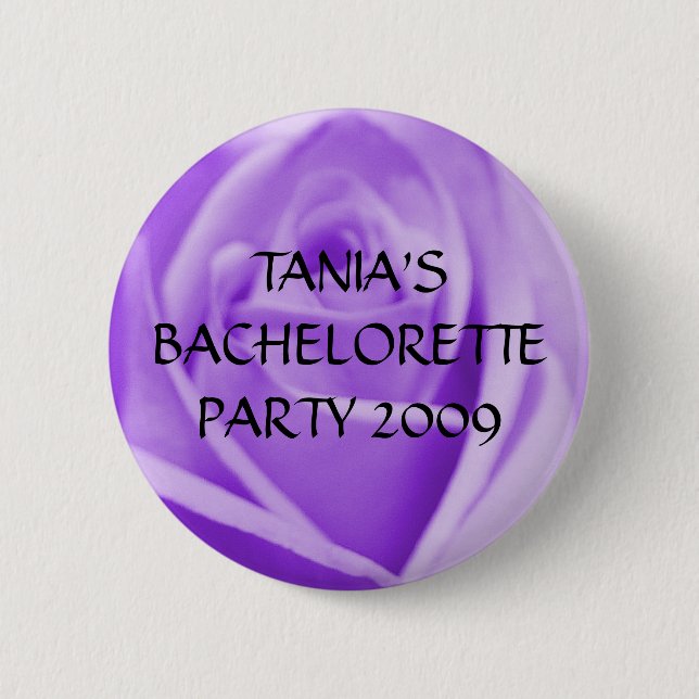 BACHELORETTE PARTY- lavender rose button (Front)