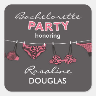 Bachelorette Party Lingerie Sticker