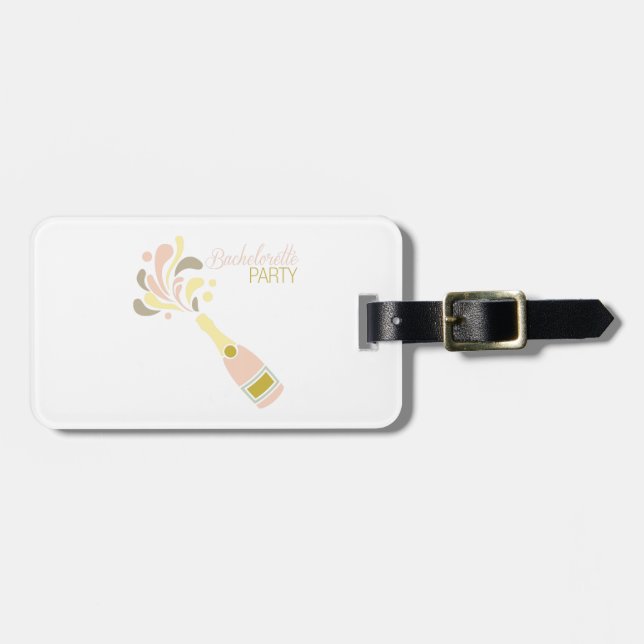 Bachelorette Party Luggage Tag (Front Horizontal)
