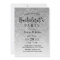 Bachelorette Party Modern Silver Glitter