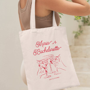 Bachelorette Party Modern  Tote Bag