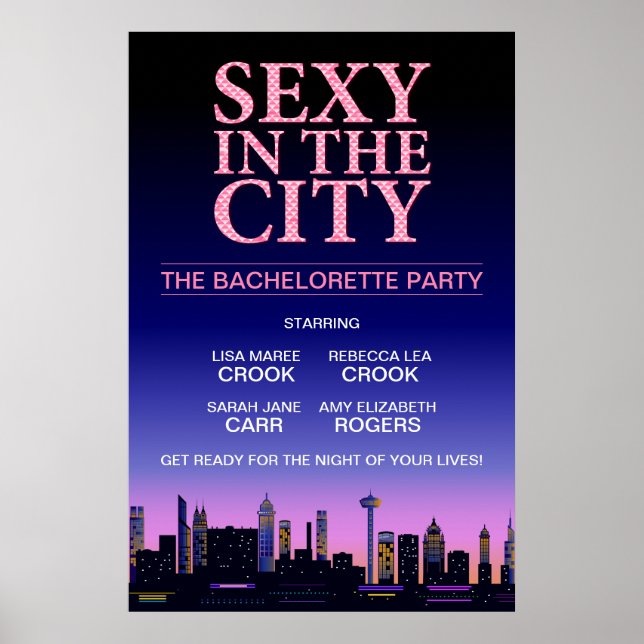 Bachelorette Party Movie Poster (Front)
