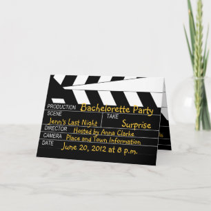 Bachelorette Party Movie Theme Invitations