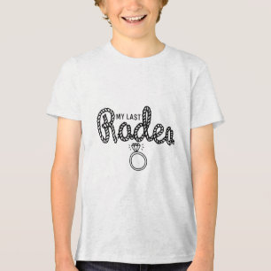 Bachelorette Party My Last Rodeo Lets Get Rowdy Br Tri-Blend Shirt