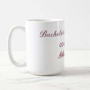 bachelorette party name maron date bridal shower s coffee mug