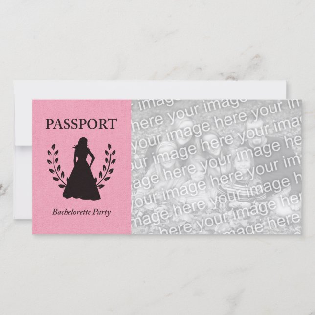bachelorette party passport (Front)