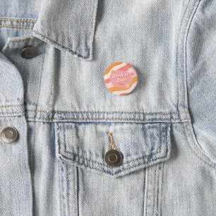 Bachelorette Party Pin Retro Pink Drunk in Love