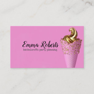 Bachelorette Party Planning Business Card