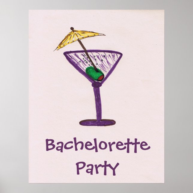 Bachelorette Party Poster (Front)