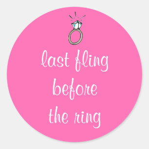 Bachelorette Party Stickers