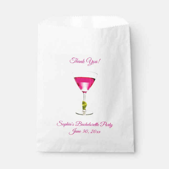 Bachelorette Party Thank You Favour Bags (Front)